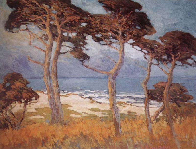 Marry DeNeale Morgan Cypress at Monterey oil painting image